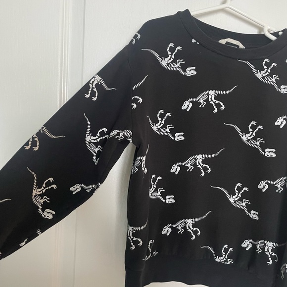 Boy sweatshirt  dinosaur H&M size 6-8 - Picture 6 of 6